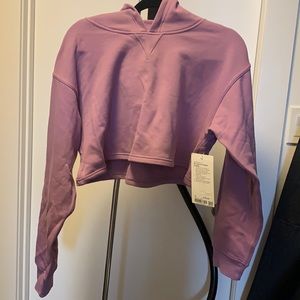 Brand new Lululemon crop hoodie